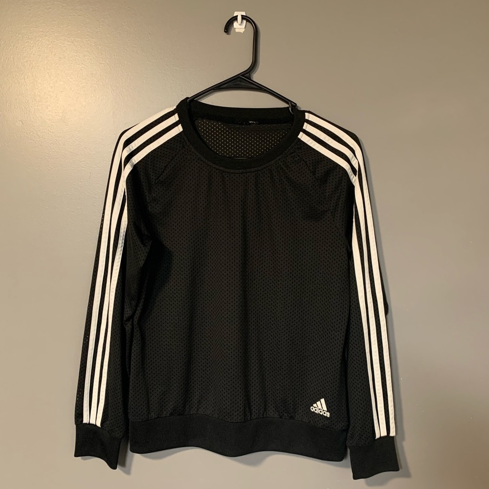 Adidas Mesh Long Sleeve Cover Up